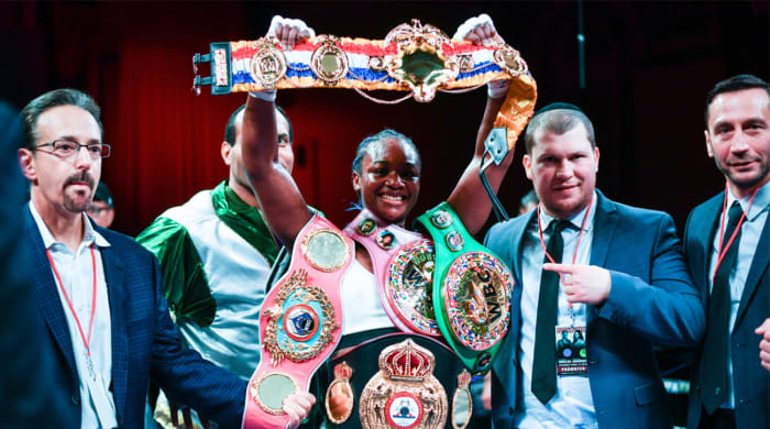 Claressa Shields is looking for all the boxing titles. And a payday to match.